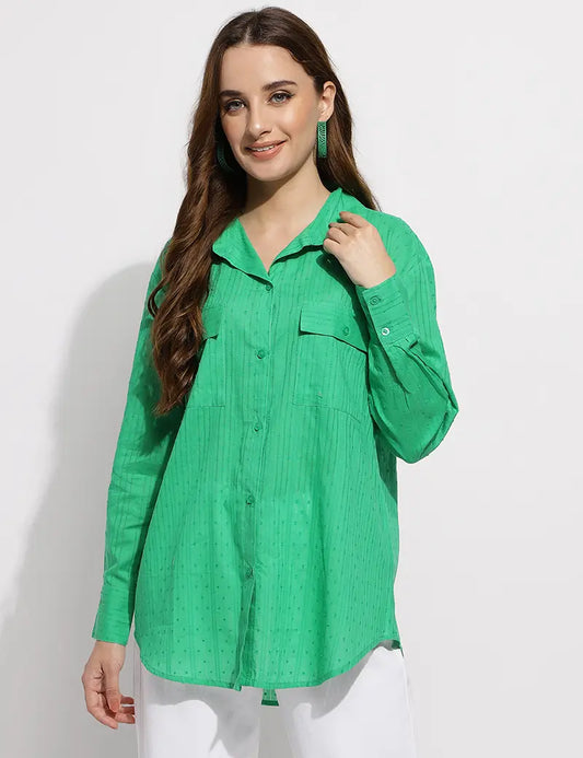 The Lhea shirt-Green