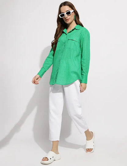 The Lhea shirt-Green