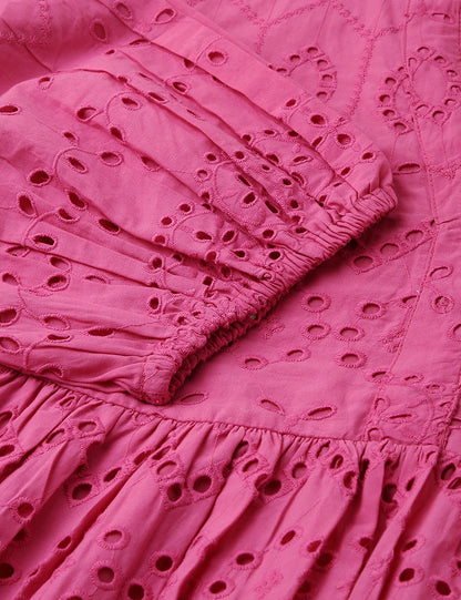 The Pink please schiffli dress