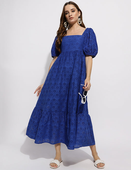 The Luna schiffli dress