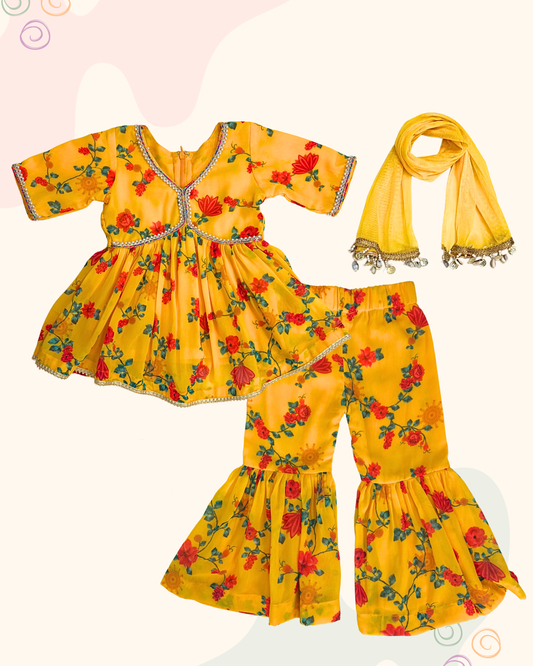 The Marigold sharara set