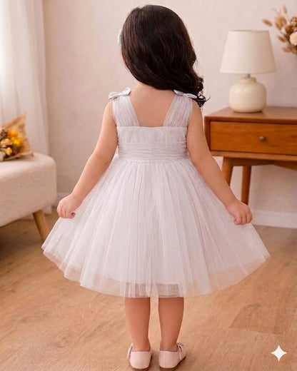 The Frilly Fun Tulle Frock-White