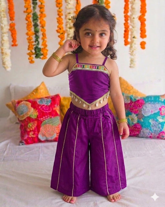 The Boho Flared Palazzo Set