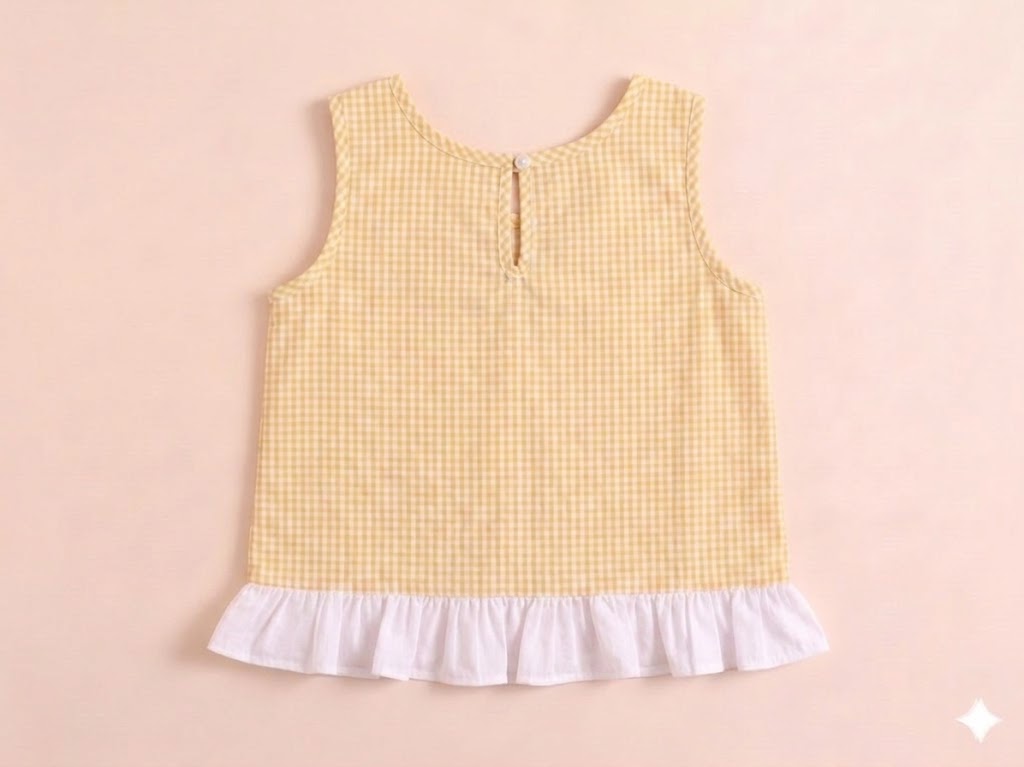 Frilly Fun Co-ord set-Yellow