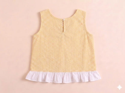 Frilly Fun Co-ord set-Yellow
