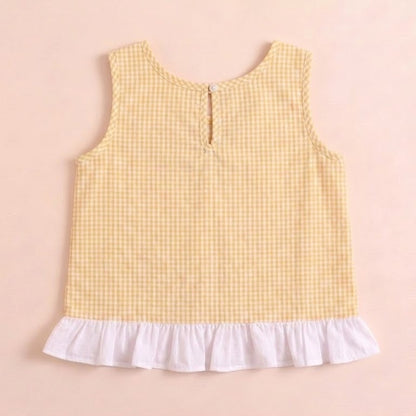 Frilly Fun Top-Yellow