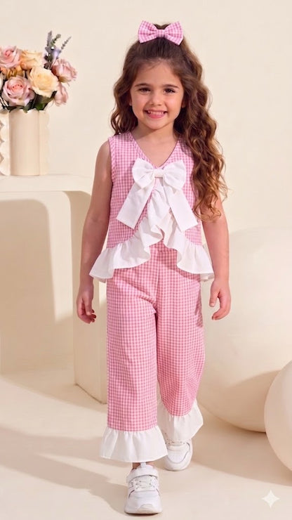 Frilly Fun Co-ord set-Pink