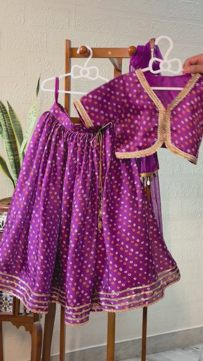 The Pretty In Purple Lehenga Set